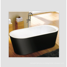 Baño independiente Windsor Imperial Black 1590 X 750 mm con acabado doble